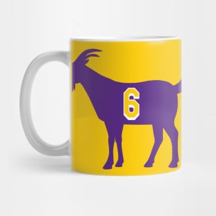 Los Angeles GOAT - number 6 - Purple Mug